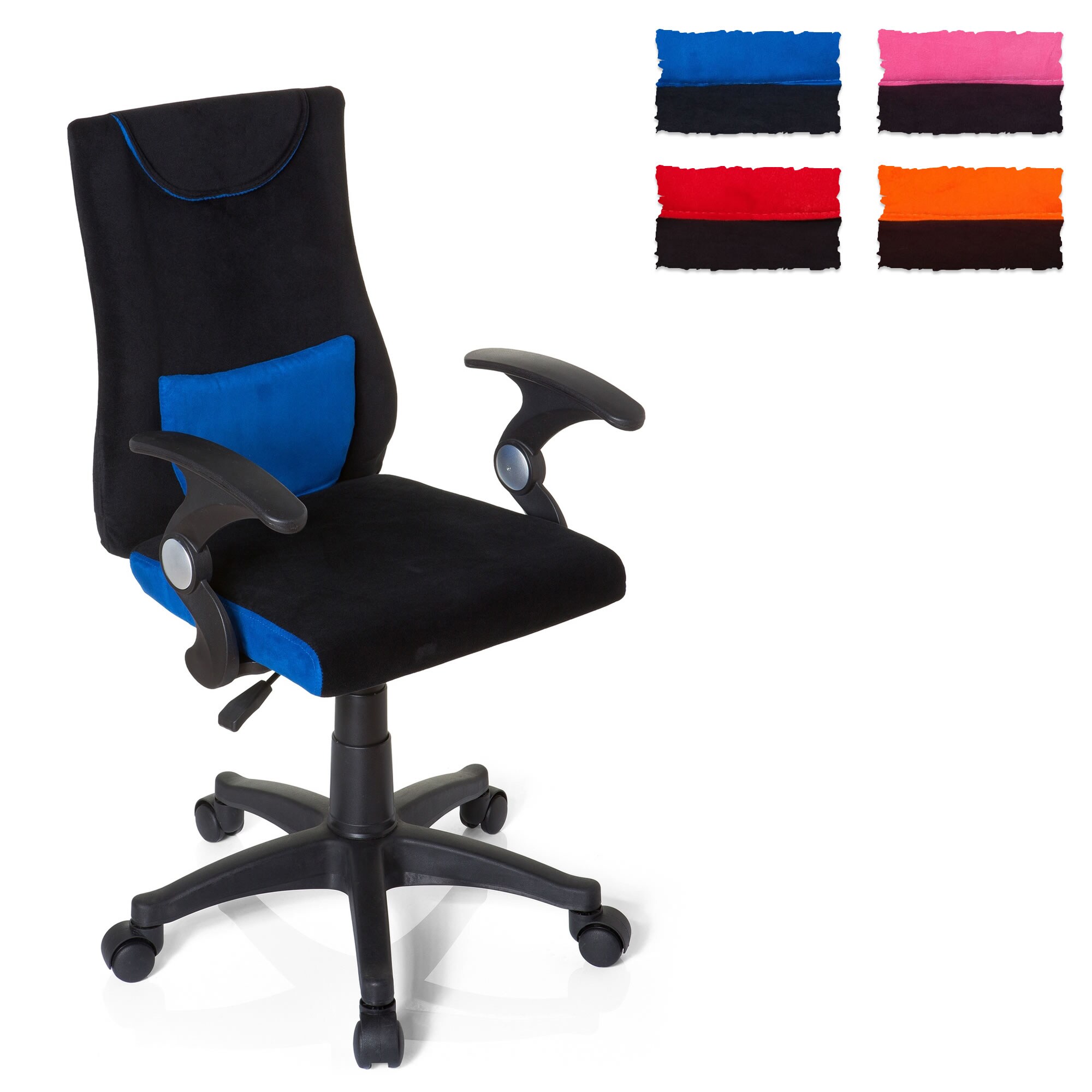 Kinderdrehstuhl KIDDY PRO AL Stoff mit Armlehnen hjh OFFICE
