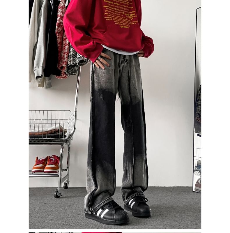 Filmas - Mid Rise Gradient Loose Fit Jeans
