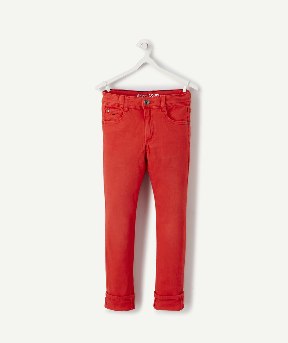 LOUIS LE PANTALON SKINNY ROUGE