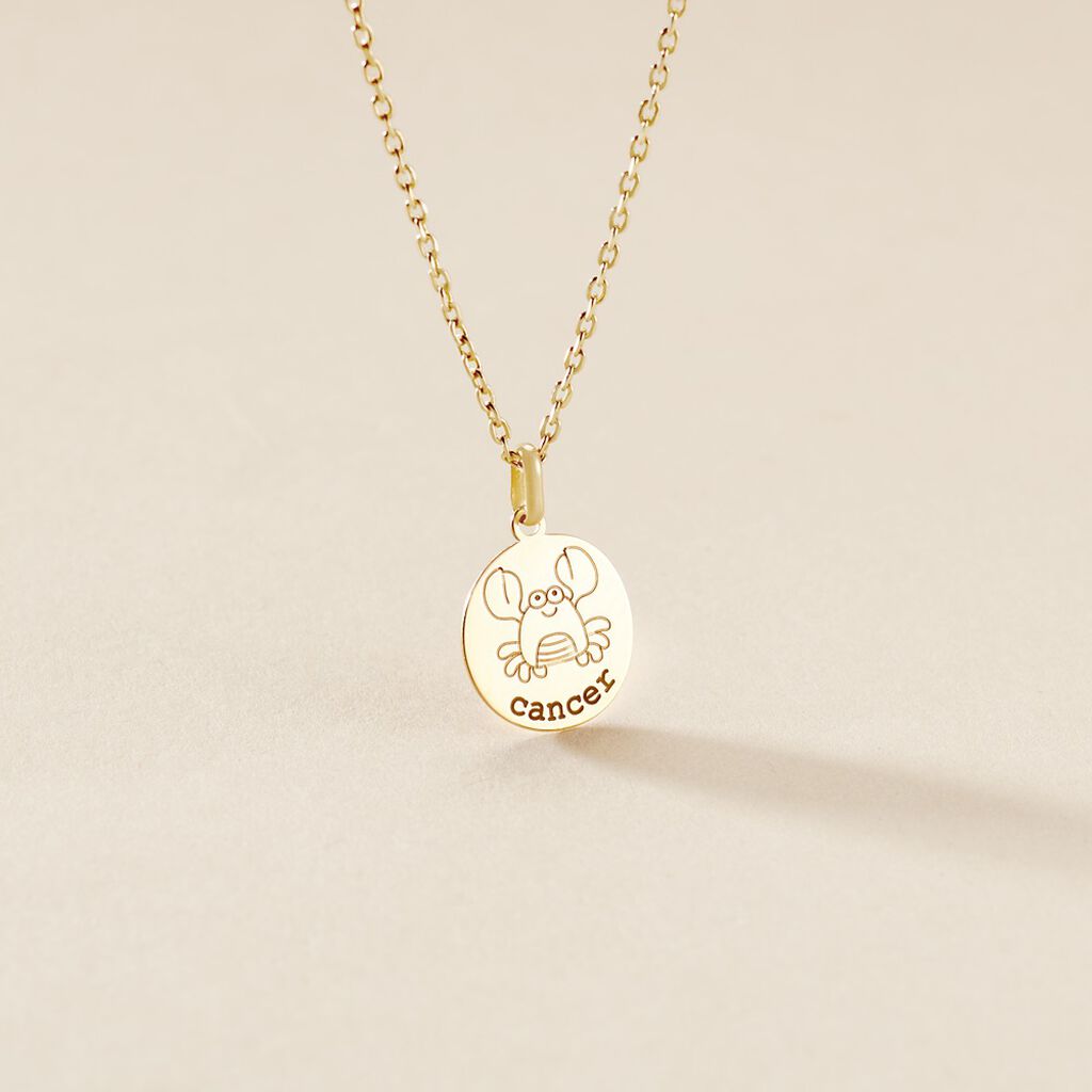 Pendentif Jannila Zodiaque Or Jaune