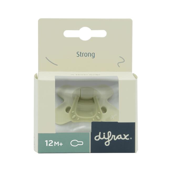 Difrax Fopspeen Naturel Lime Emerald 12 Maanden