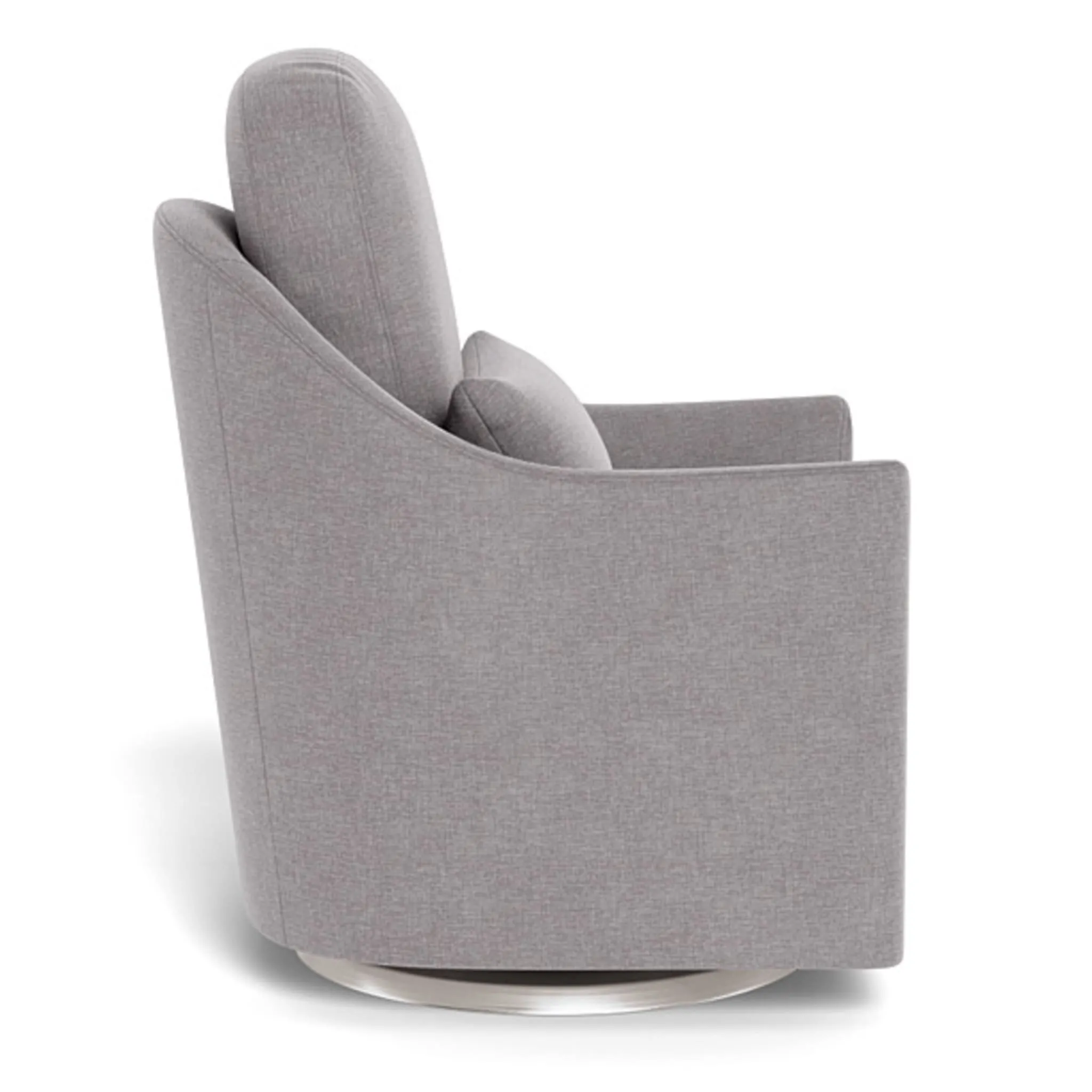 Monte Fauteuil Berçant et Pivotant Nessa -  Pebble  Argent