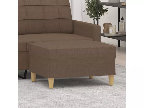 Repose-pied Marron 70x55x41 cm Tissu
