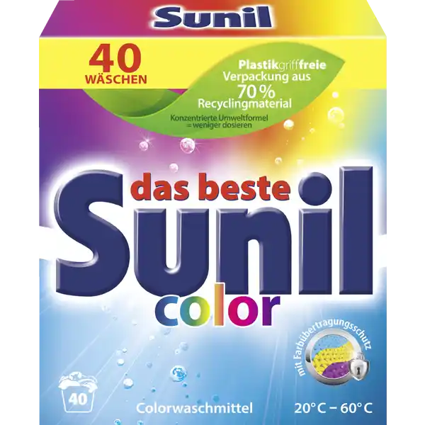 Colorwaschmittel Pulver 40 WL
