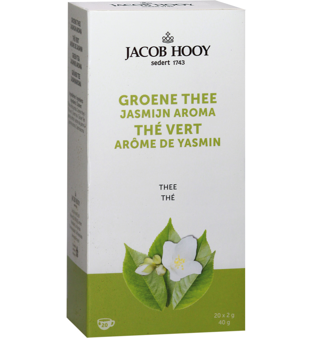 Jacob Hooygroene Thee Jasmijn (20 stuks)