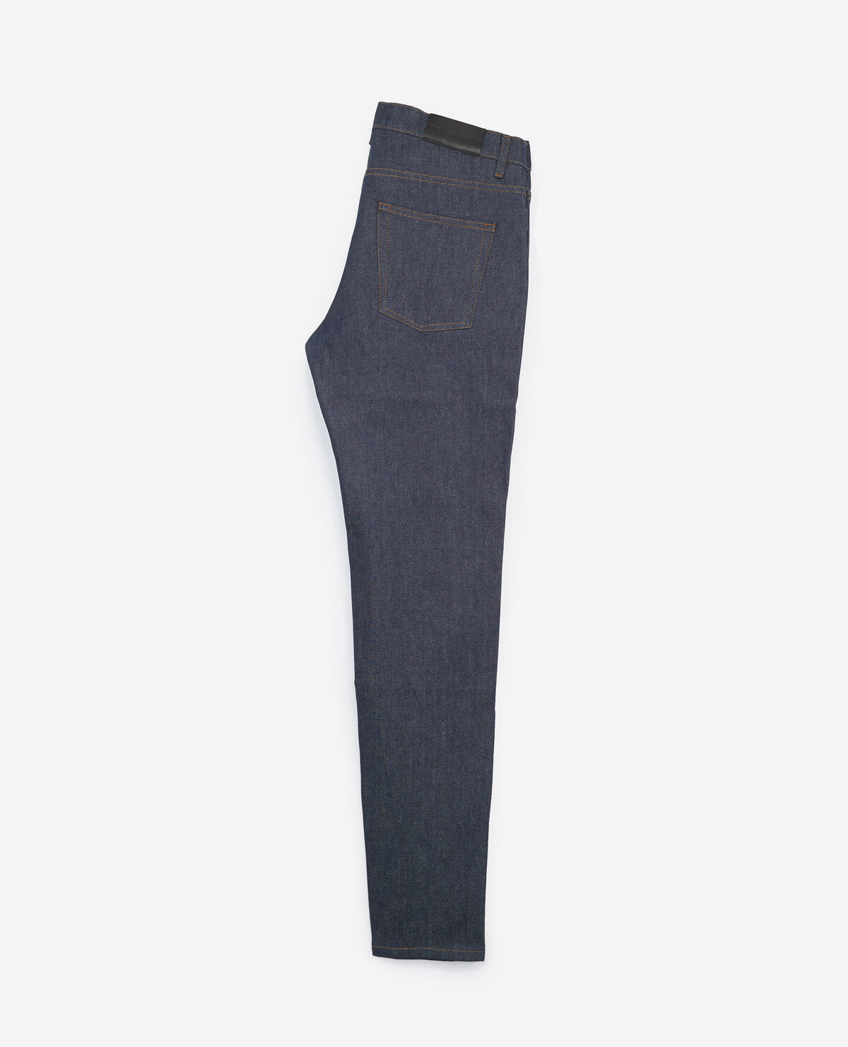 Jean vintage bleu foncé brut slim