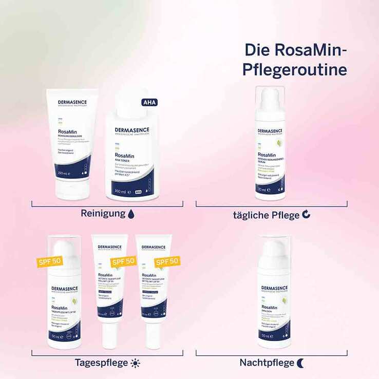 Dermasence Rosamin Reinigungsemulsion, 2x150 ml