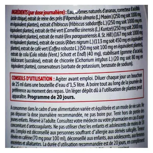 Forté Pharma Xtraslim Max Burner Queimador de Gordura Eliminação Drenante 500ml