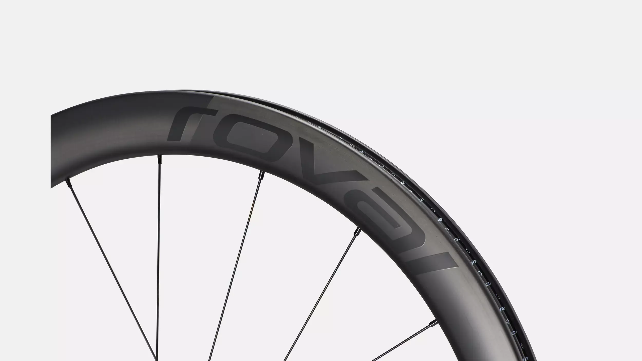 Roval Rapide CL II Carbon Tubeless Disc Race Voorwiel Carbon/Zwart