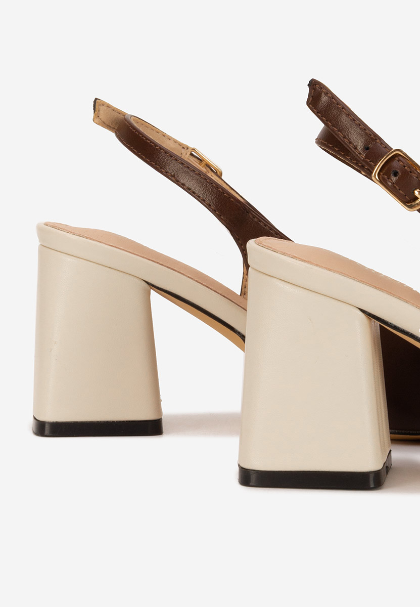 Chaussures slingback bruns Ferrela
