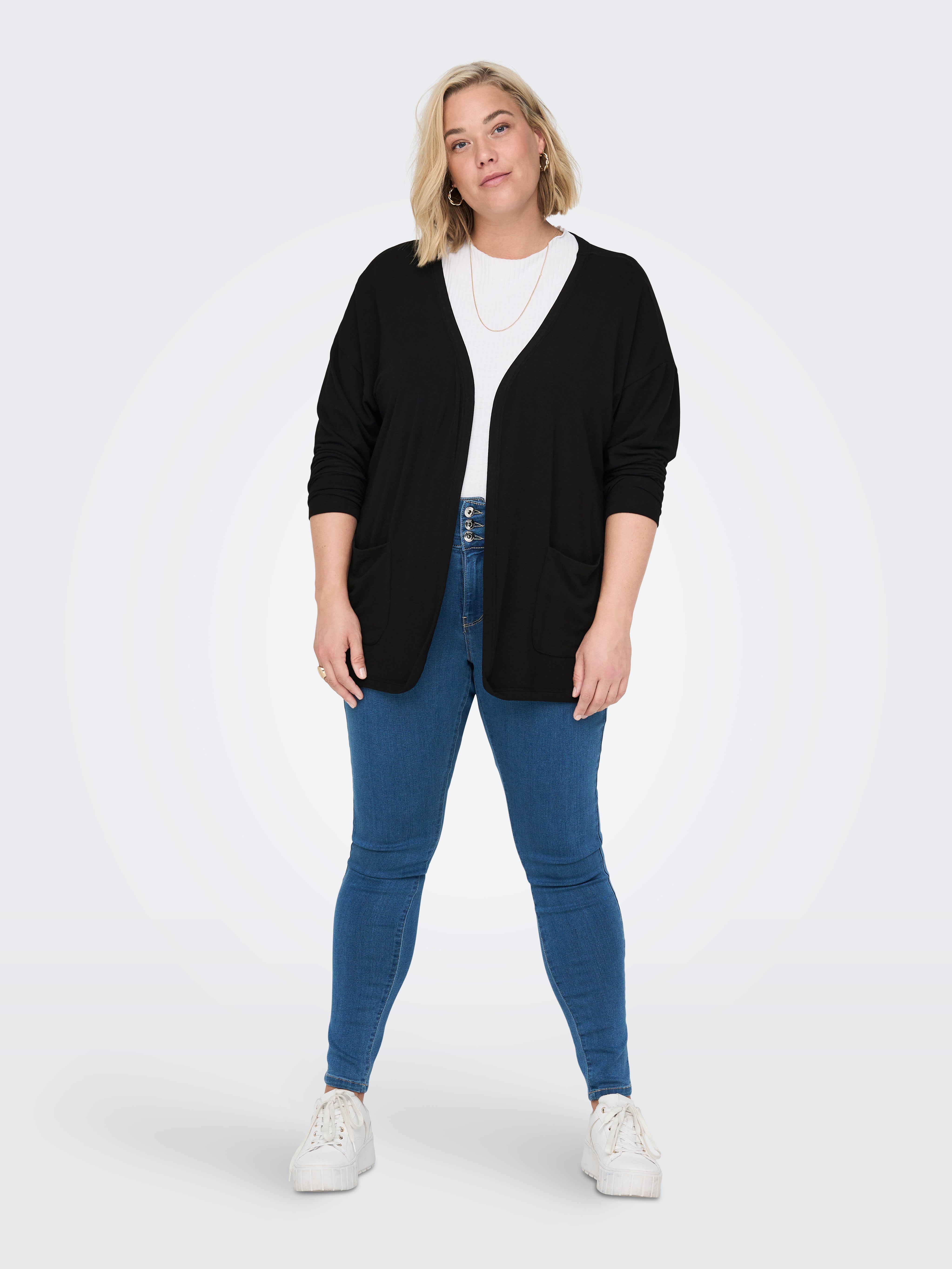 CARLAMOUR Strickjacke Black