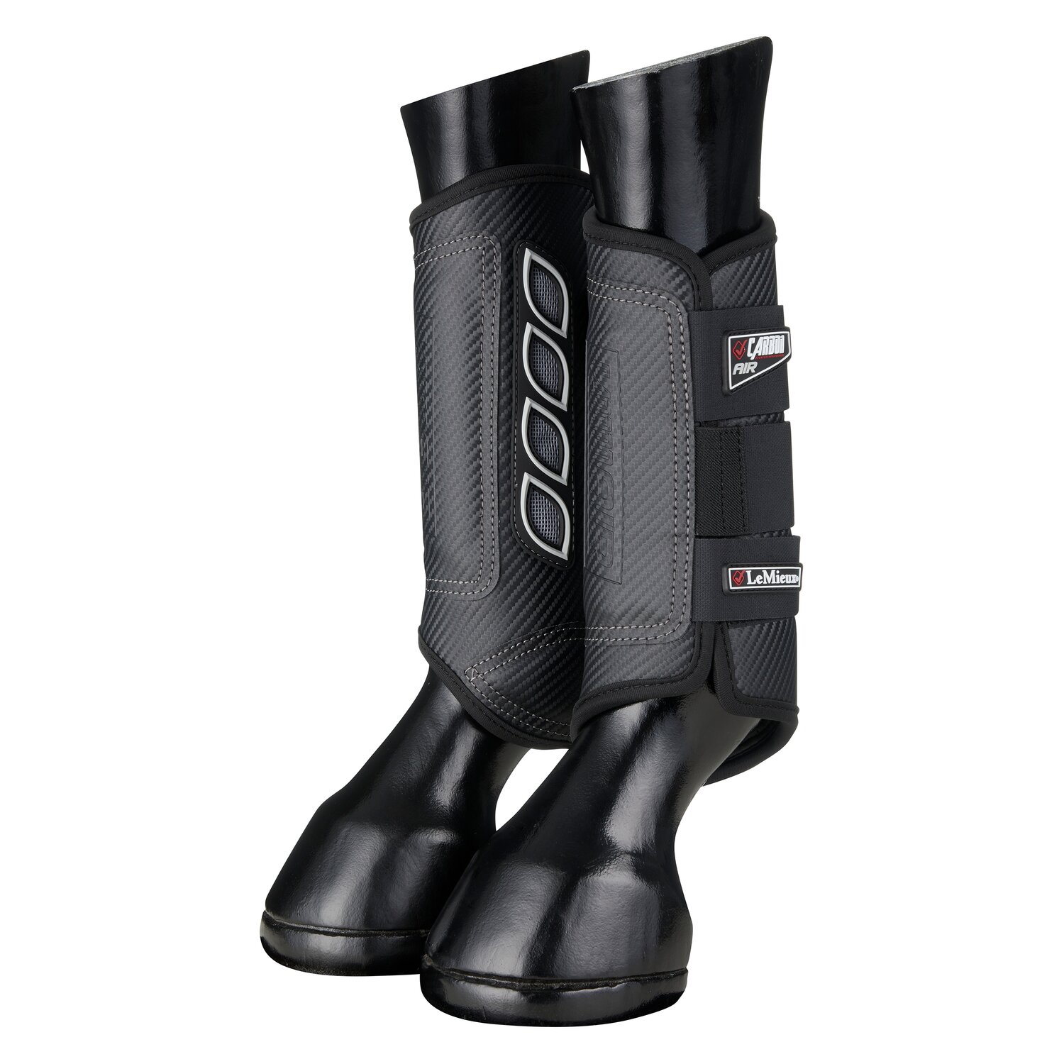 LeMieux Core Gamaschen Carbon Air XC, für die Hinterbeine  - black