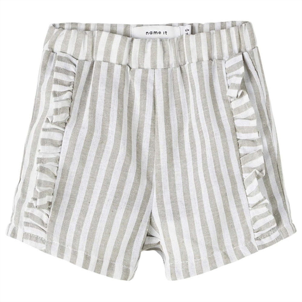 Dried Sage Husille Shorts - Name it → Luksusbaby.dk