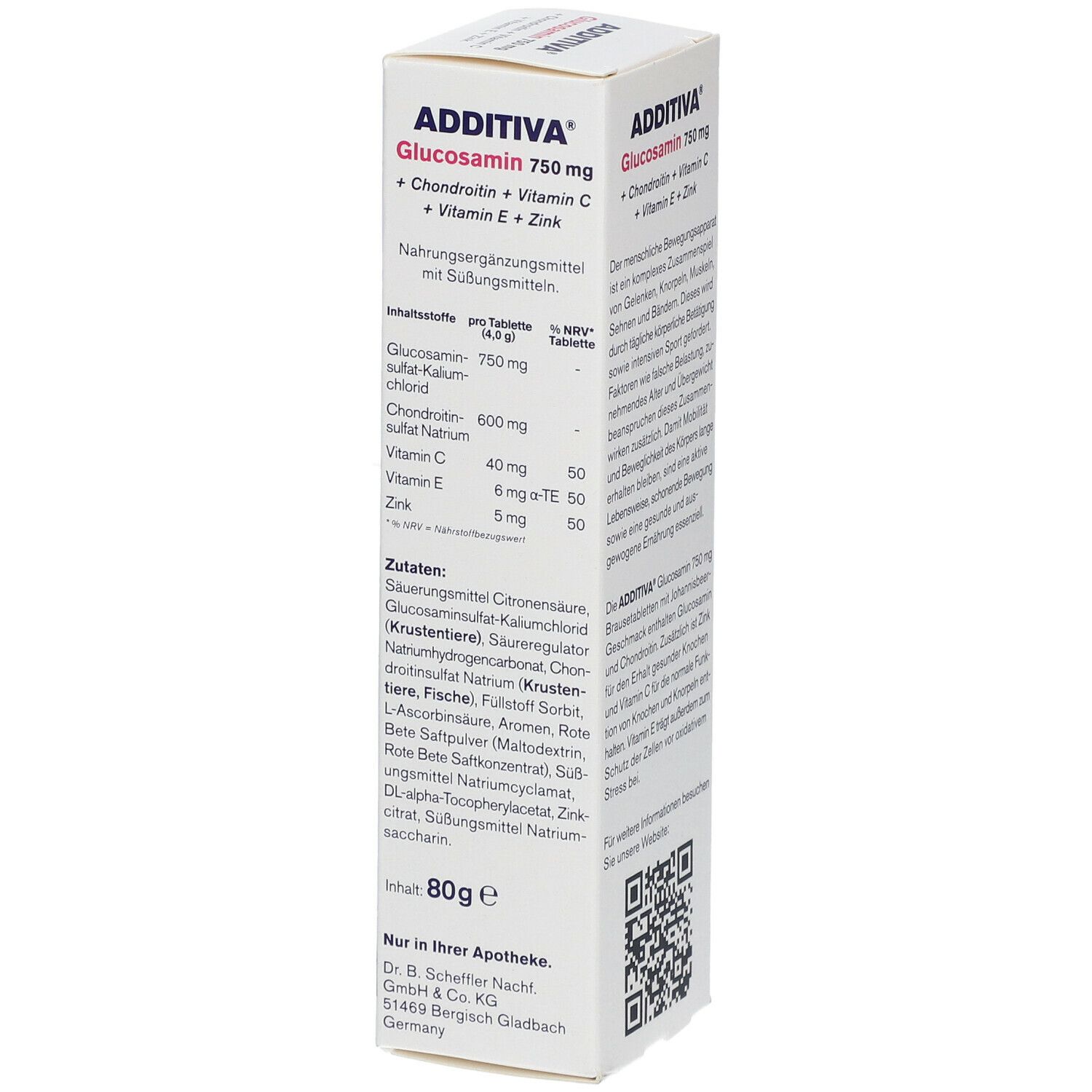 ADDITIVA® Glucosamin 750 mg