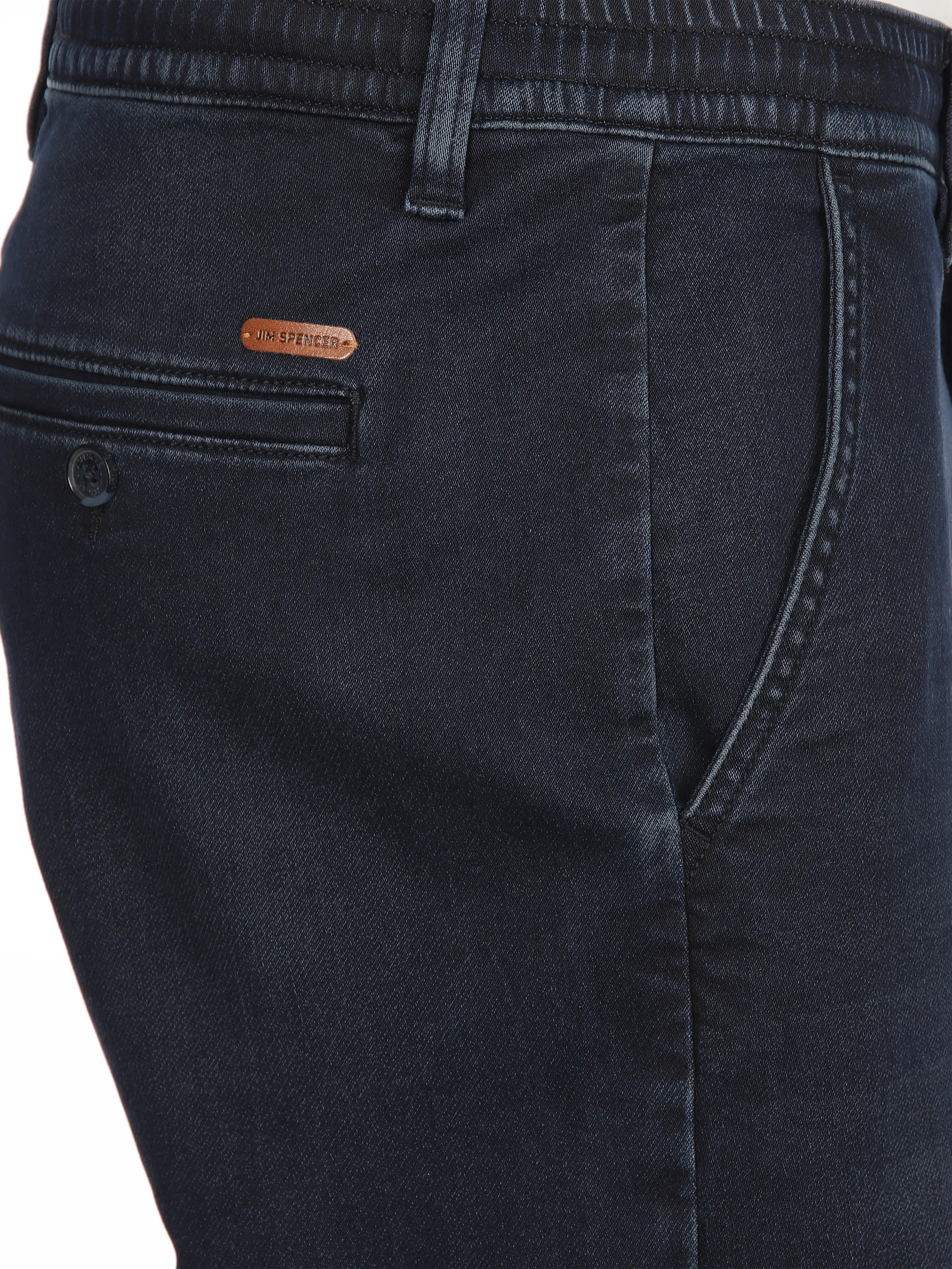 Herren Jeansshorts mit elastischem Bund