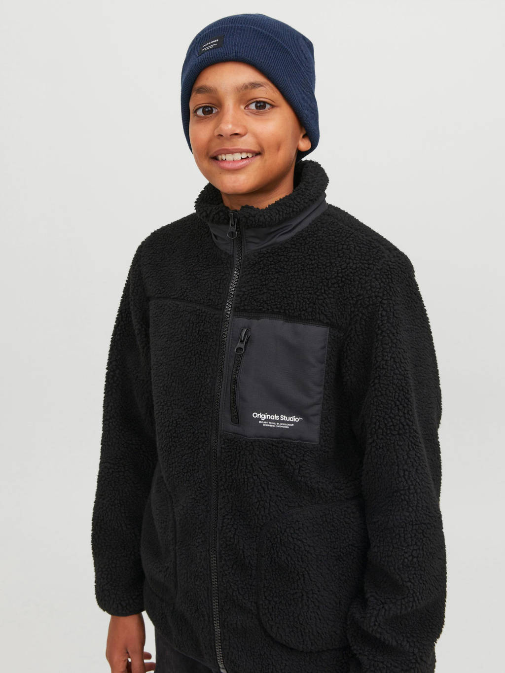 JACK & JONES muts JACDNA donkerblauw