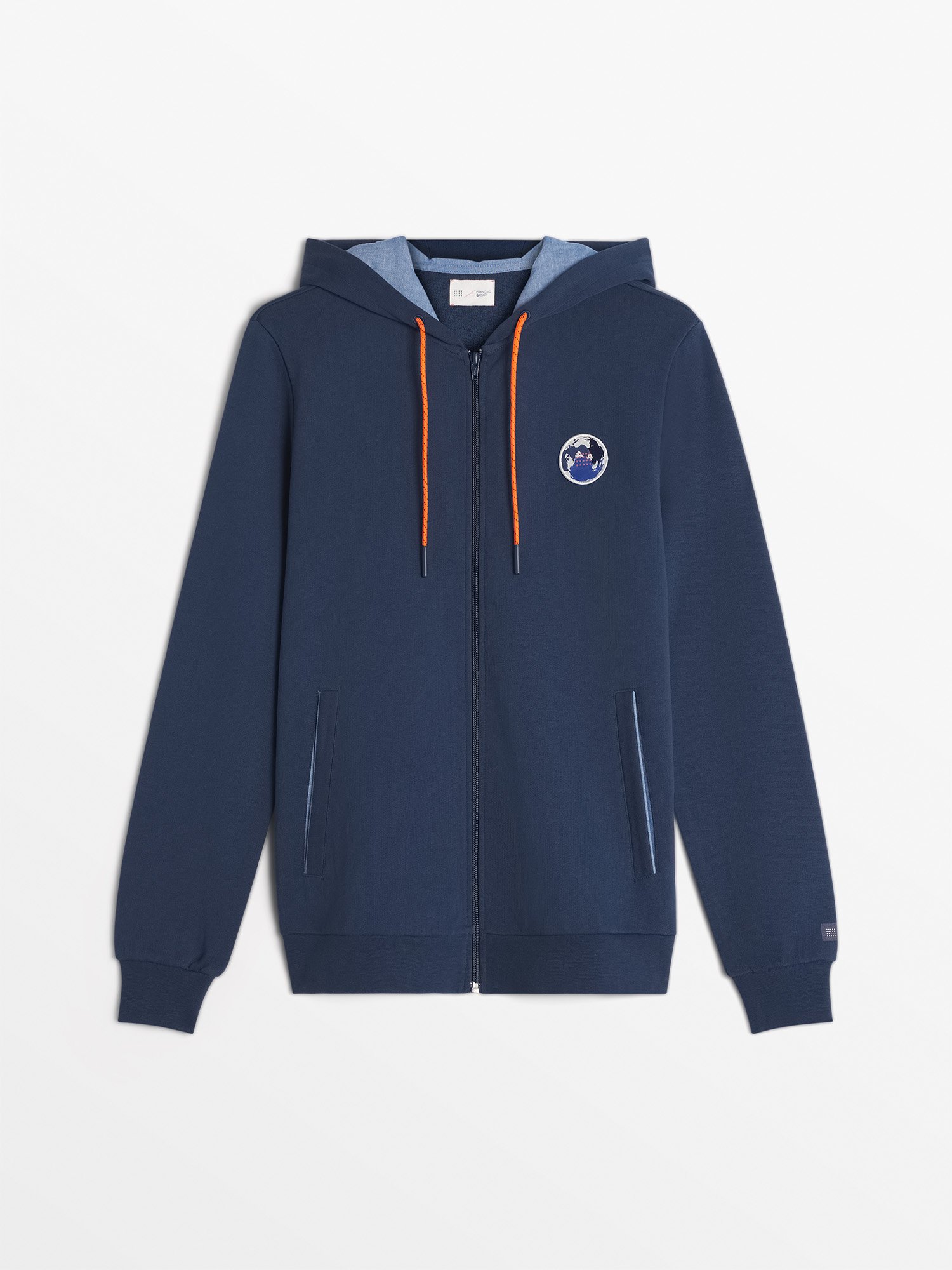 Sweat Zippé Homme Capsule F. Gabart Marine