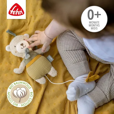 Fehn Mini-Spieluhr Bär fehnNATUR, 17 cm
