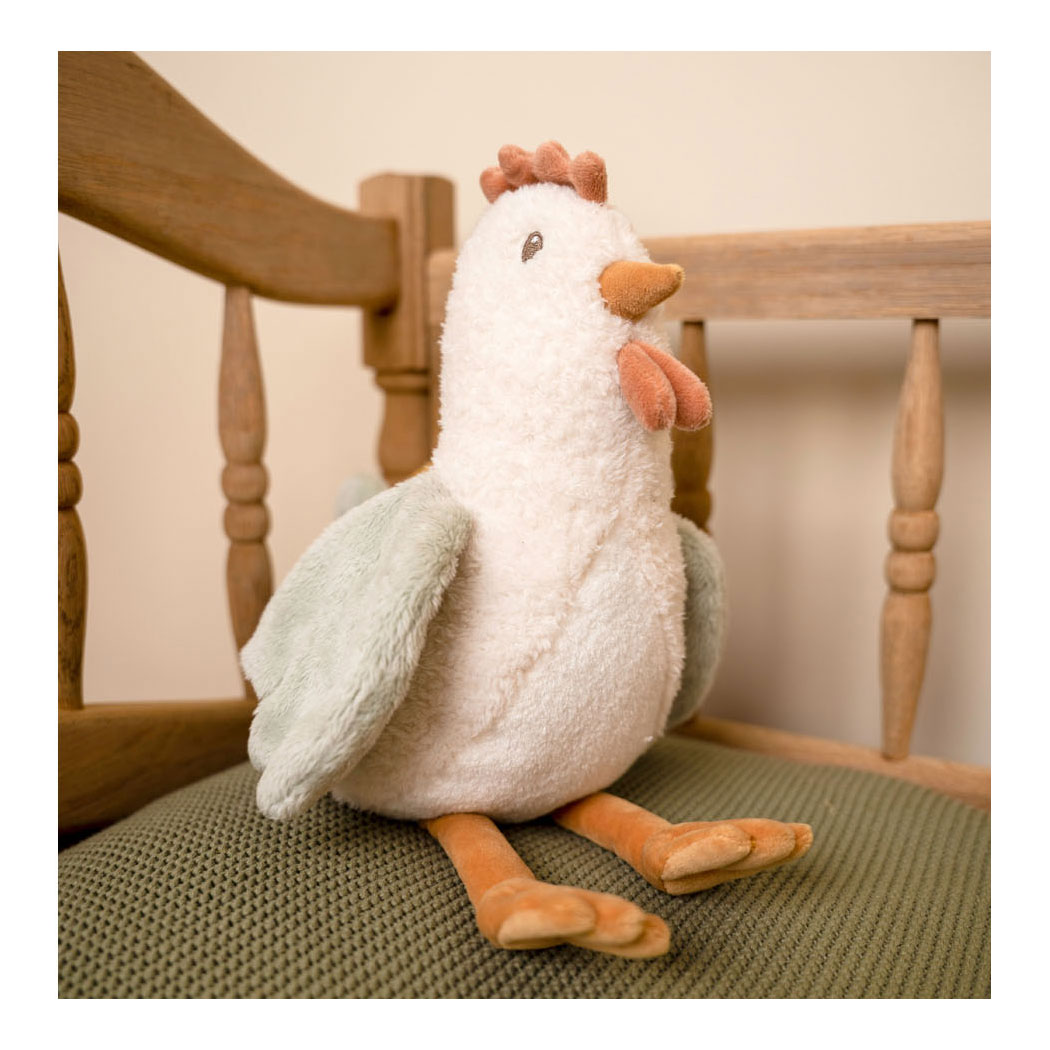 Little Dutch Knuffel Kip Little Farm, 17cm
