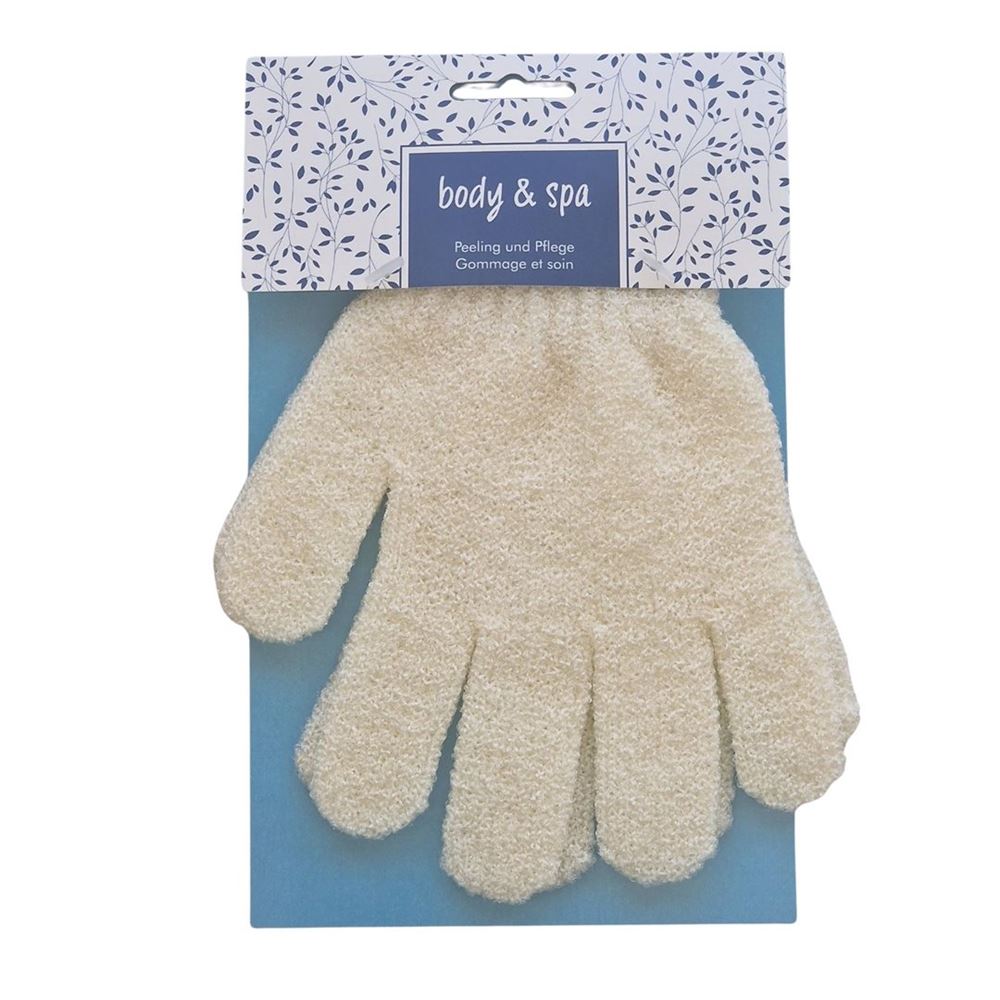 HERBA Body & Spa Peelinghandschuhe beige 1 Stk