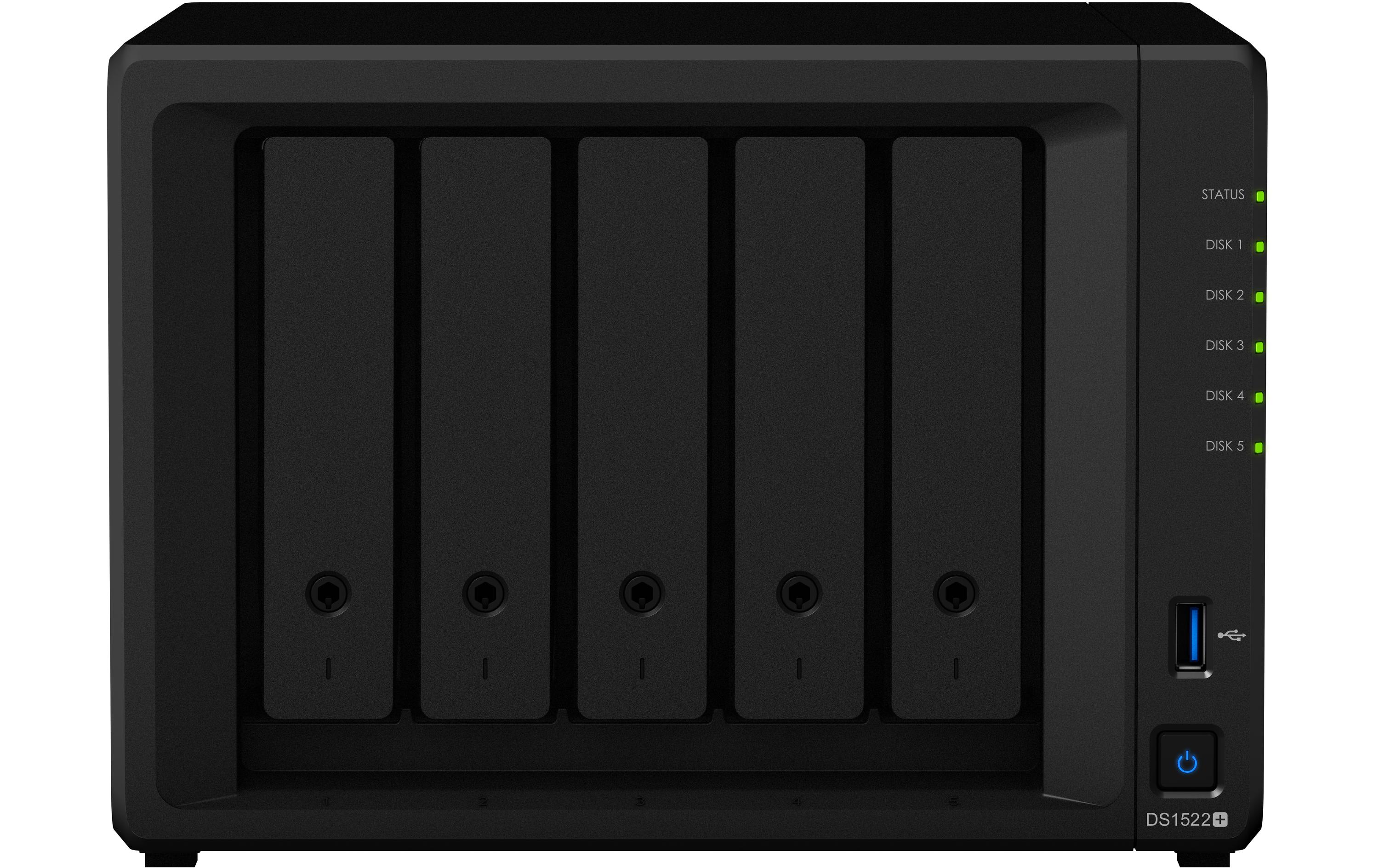 NAS DiskStation DS1522+ 5-bay<br>NAS mit 5 Laufwerkschächten