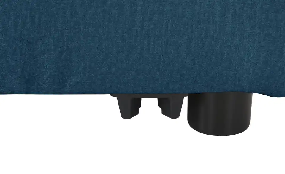 Element Branna Blau Samt mit Armlehne rechts