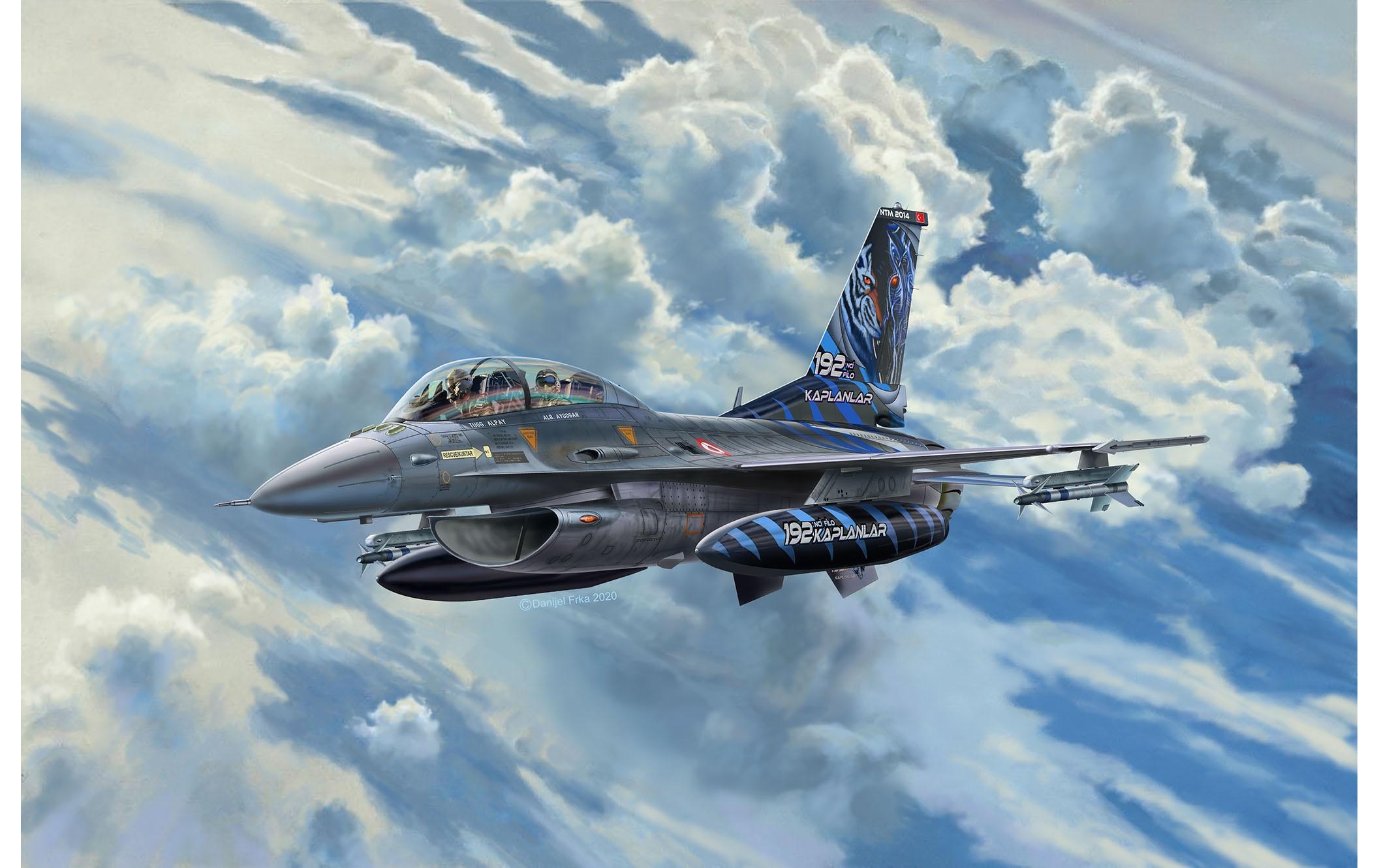 Bausatz F-16D Fighting Falcon 1:72Modellbausatz