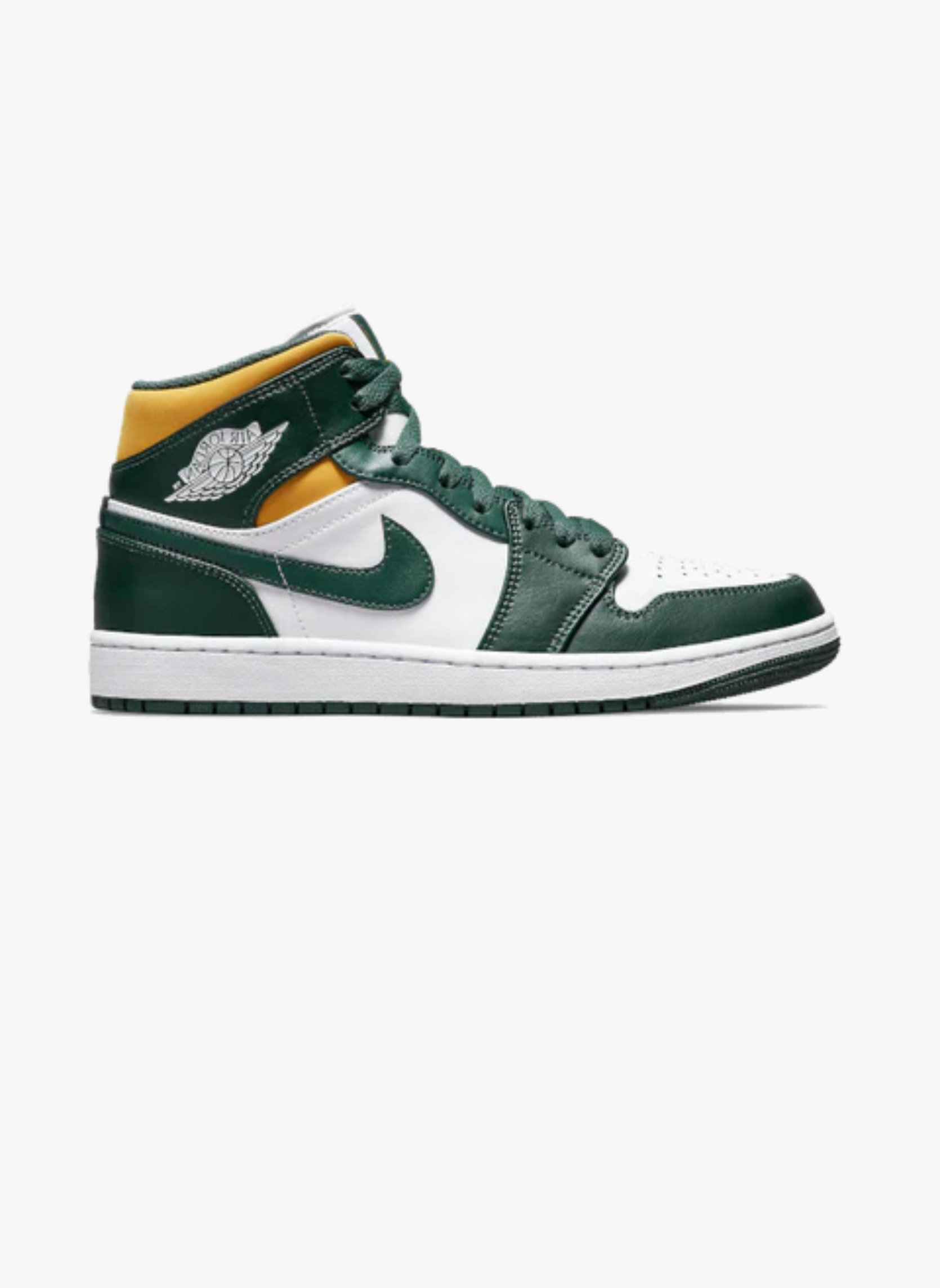 AIR JORDAN MID - Basket basses en cuir | Vert