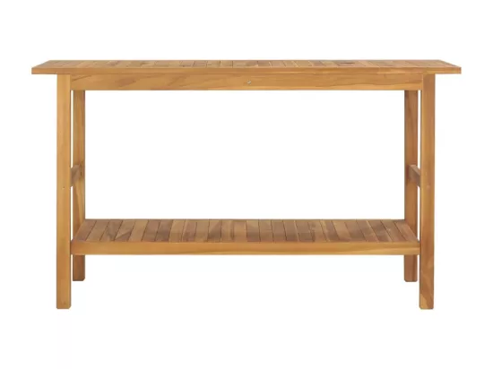 Meuble de salle de bain Bois de teck solide 132x45x75 cm