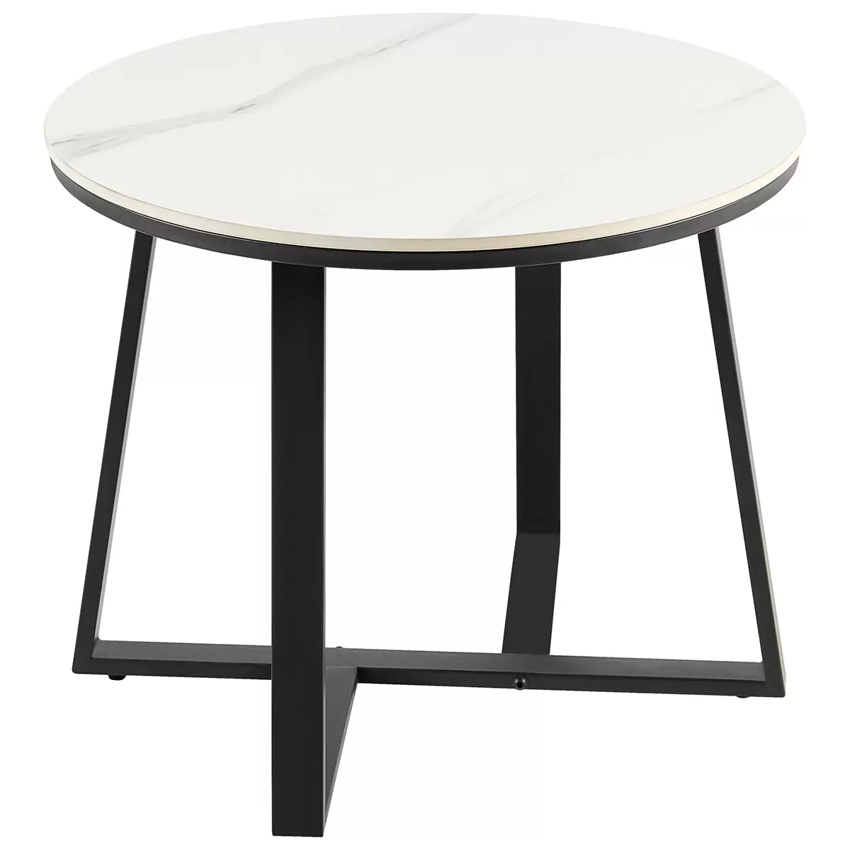 Salontisch Oliena 1 schwarz,weiss