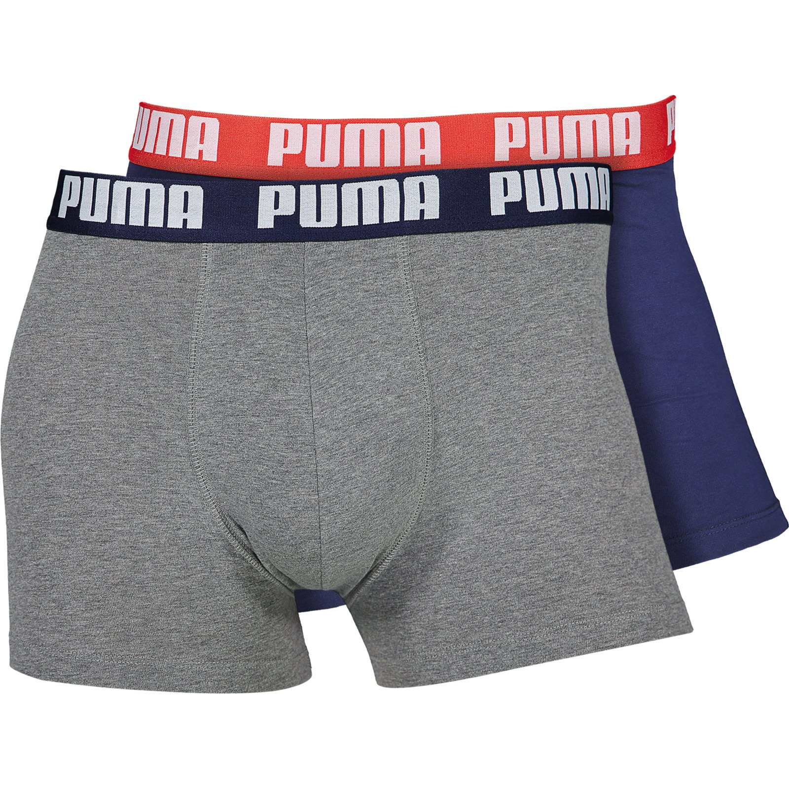 Puma Herren-Boxershorts Basic 2er Pack M, grau
