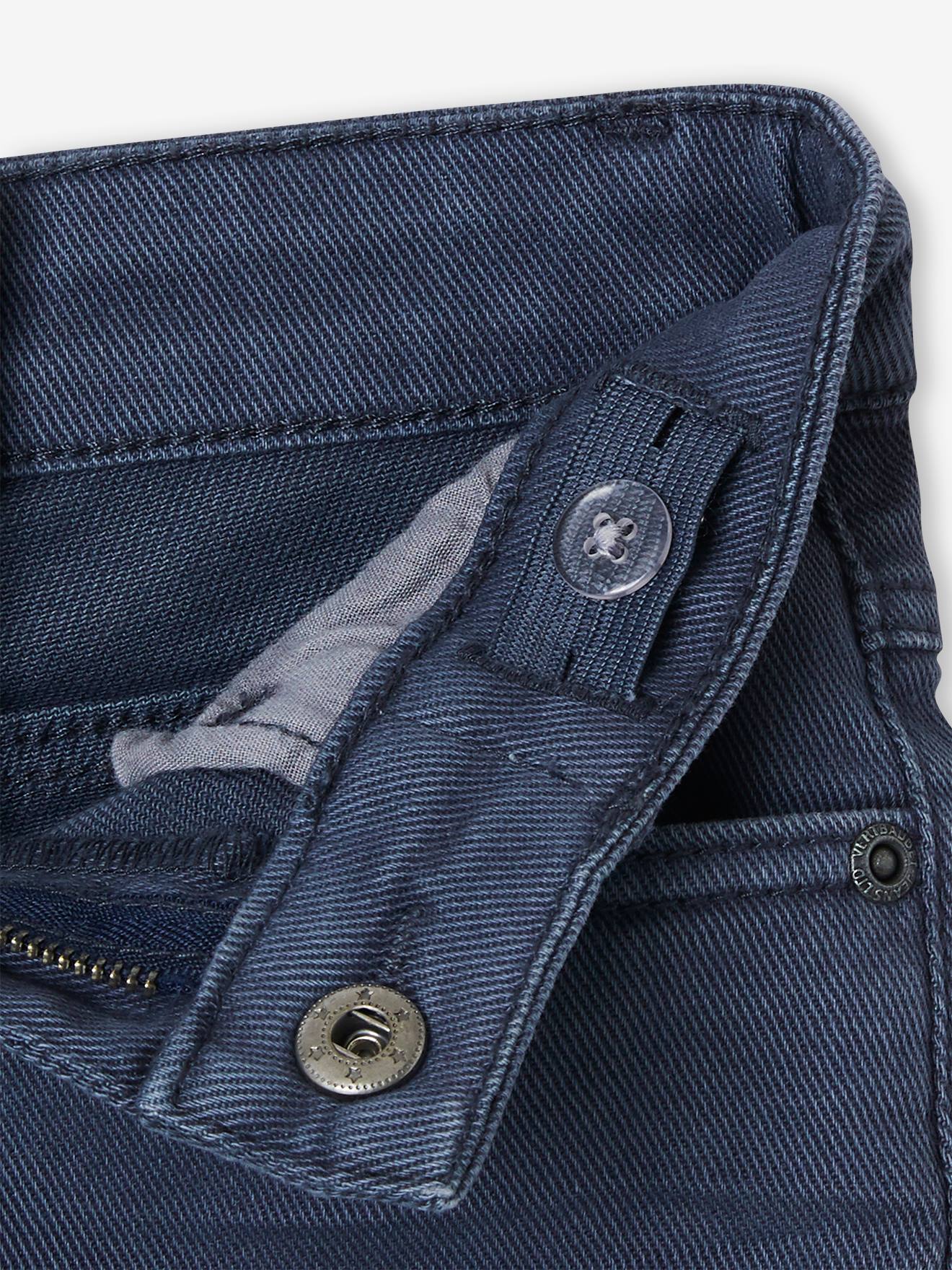 Calças MorphologiK Wide Slim Fit para meninos na cor chocolate