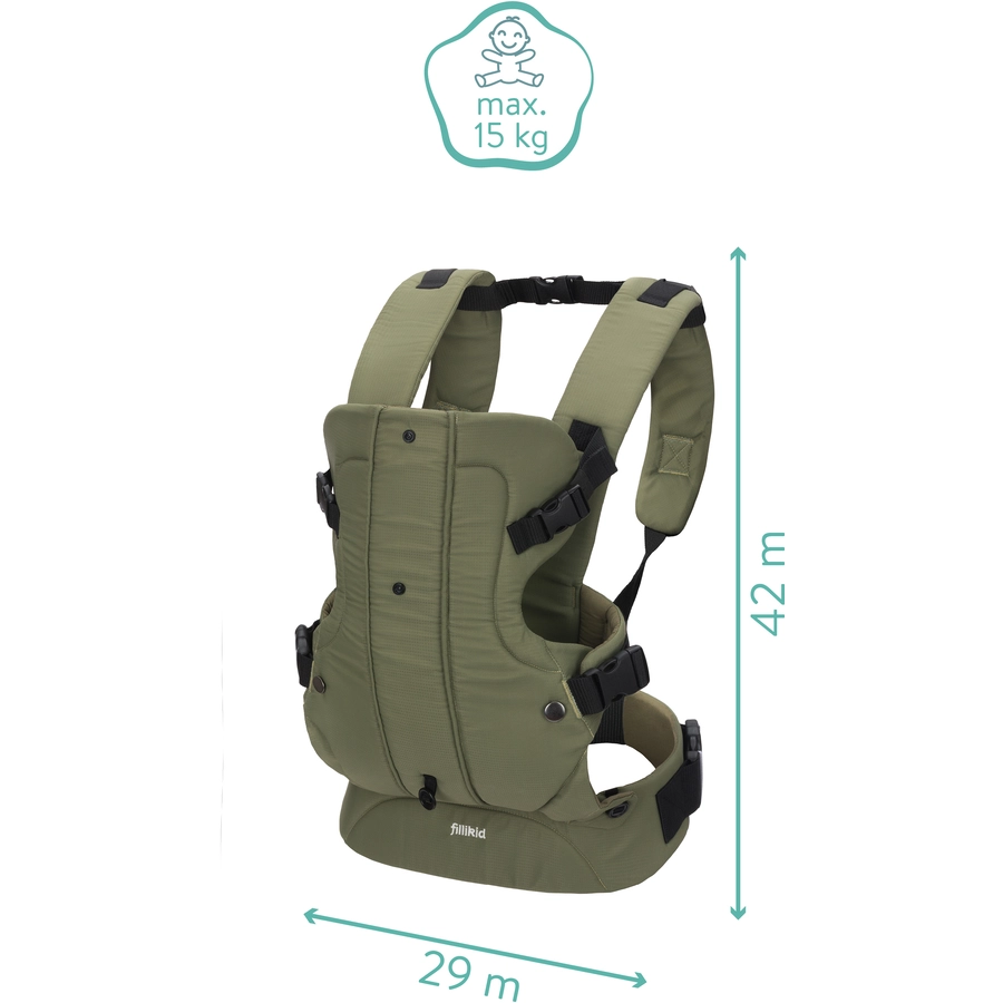 Fillikid Bauchtrage Sport Olive