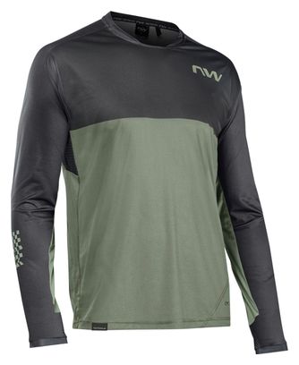 Maillot Manches Longues Northwave Edge Vert/Noir