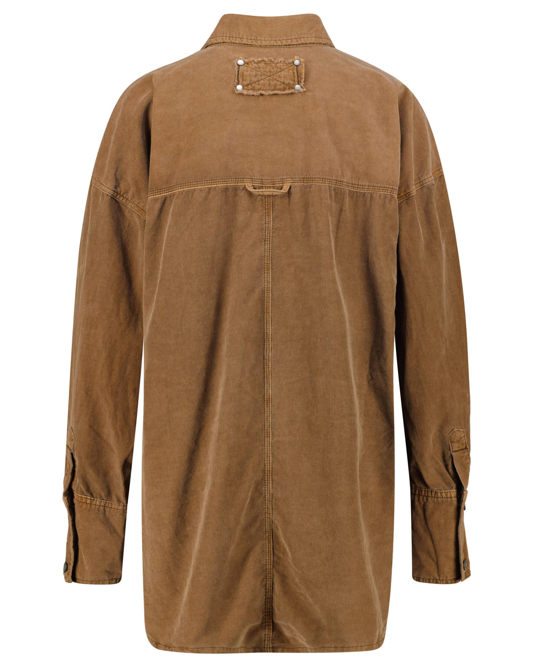 Free People| Damen Cordbluse BABY CORD BUTTONDOWN Langarm