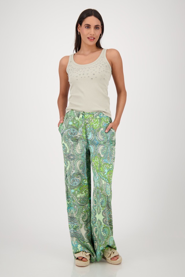 Monari Palazzohose  mit Paisleymuster