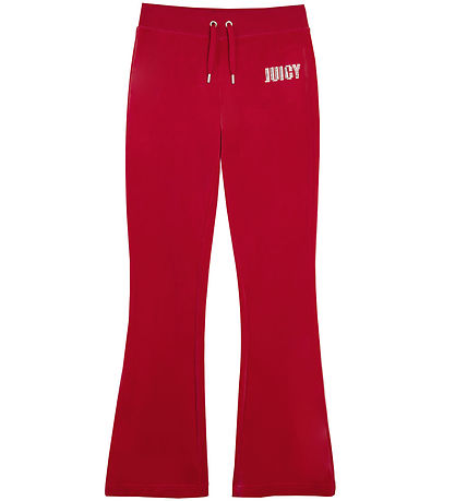 Juicy Couture Velours Hosen - Lisa Niedrig - Astor Red