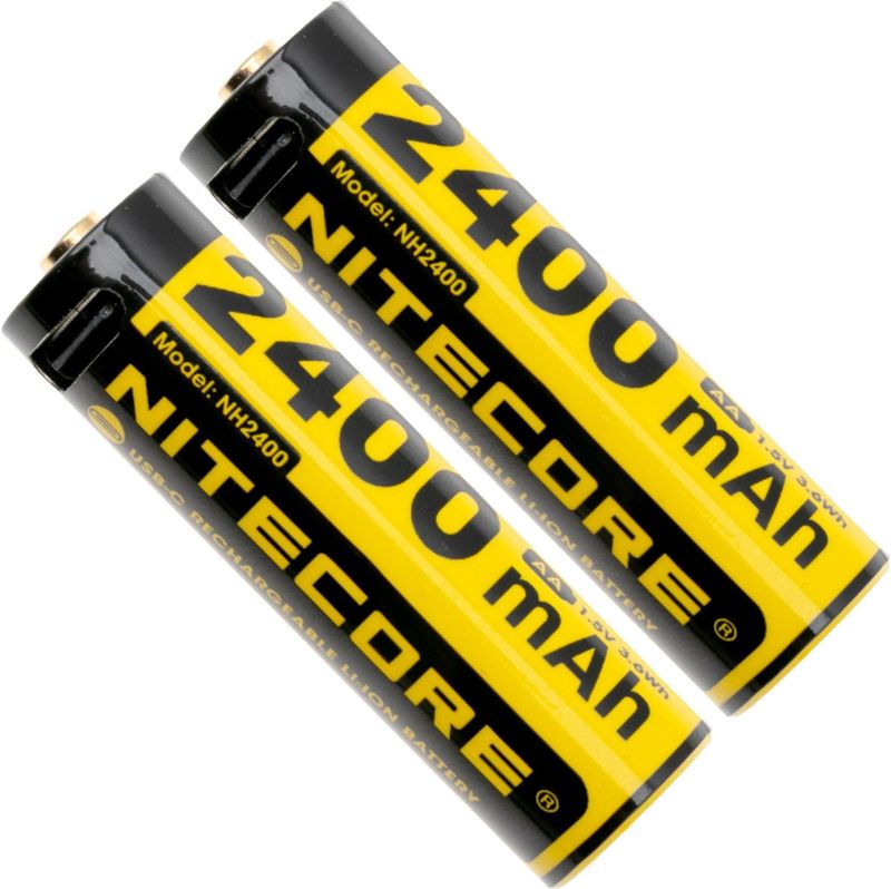 Nitecore NH2400 - Oplaadbare AA-accu - 2400 mAh - 2 stuks