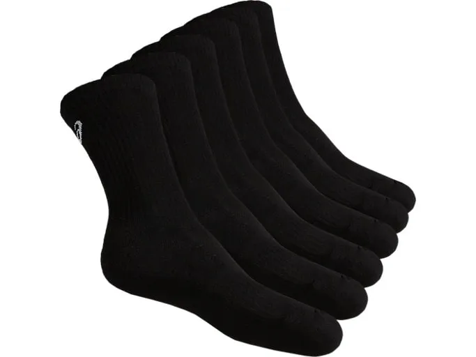 Asics 6ppk Crew Sock Performance Black