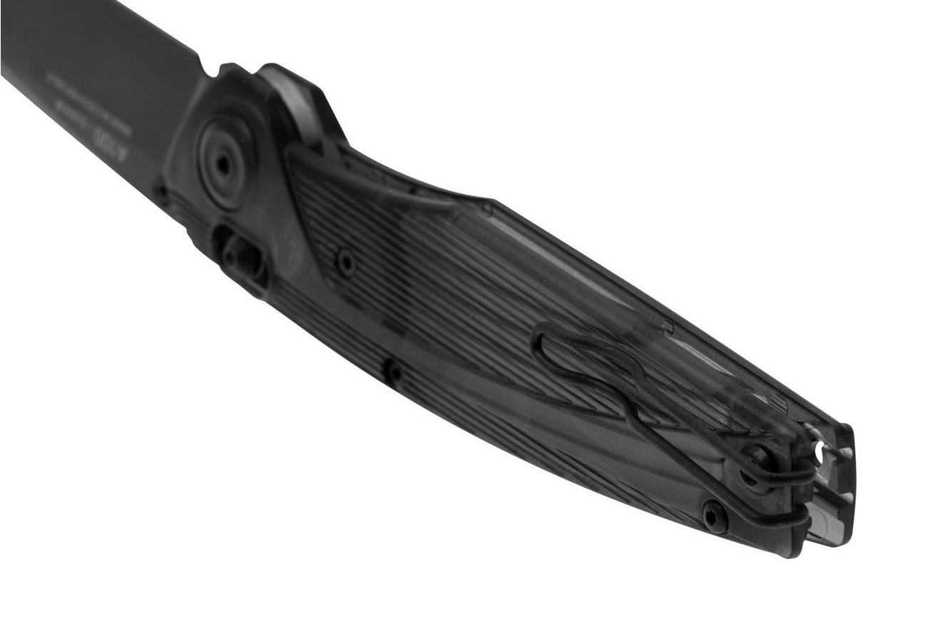 ANV Knives A100, BB, DLC, Black Ultem, Alock, A100-025, zakmes