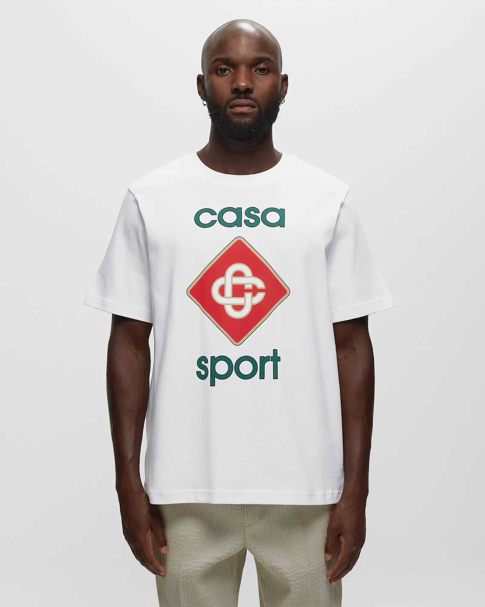 Casablanca CASA SPORT LOGO SCREEN PRINTED T-SHIRT