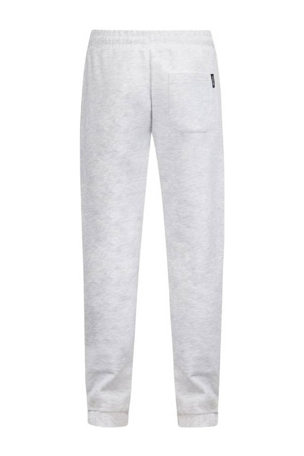 Retour Jeans loose fit joggingbroek Ben lichtgrijs melange