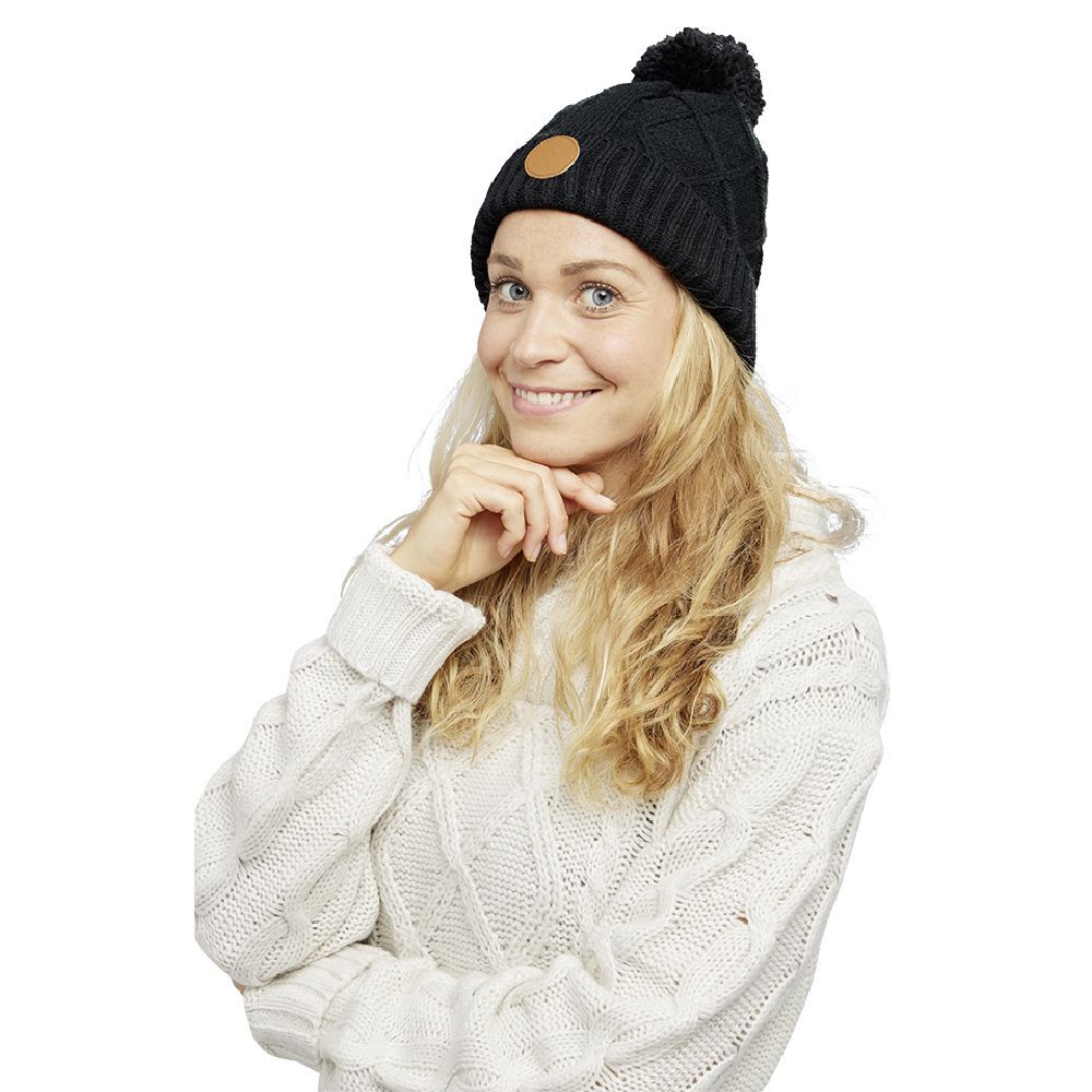 Bonnet à pompon amovible x3