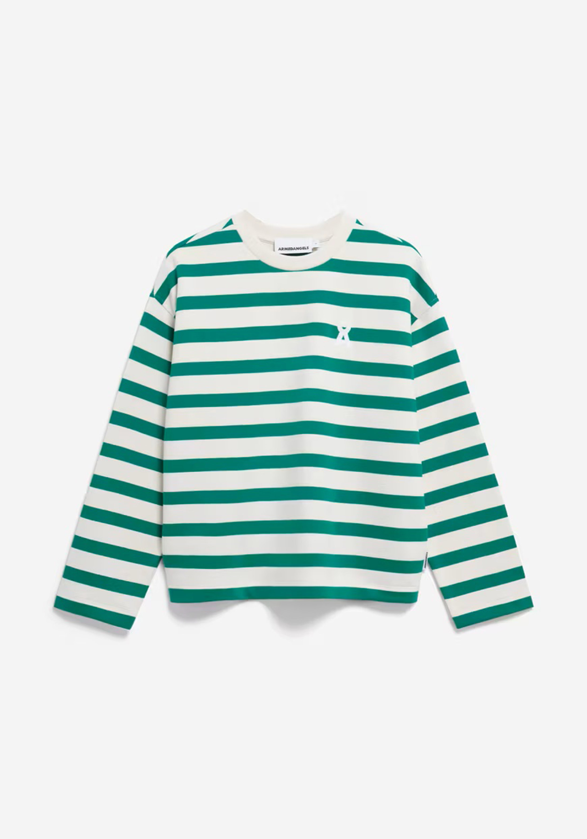 Armedangels Sweatshirt Iconic Å Frankaa Bold Undyed-Emerald Green