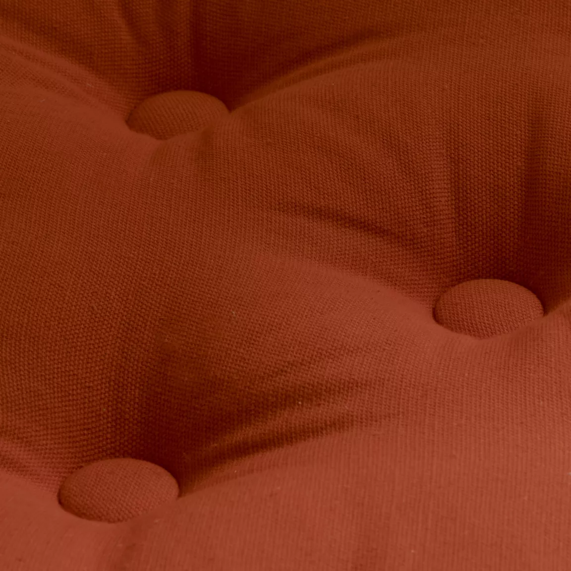 Coussin de sol coton (40 x 40 cm) Pixel Terracotta