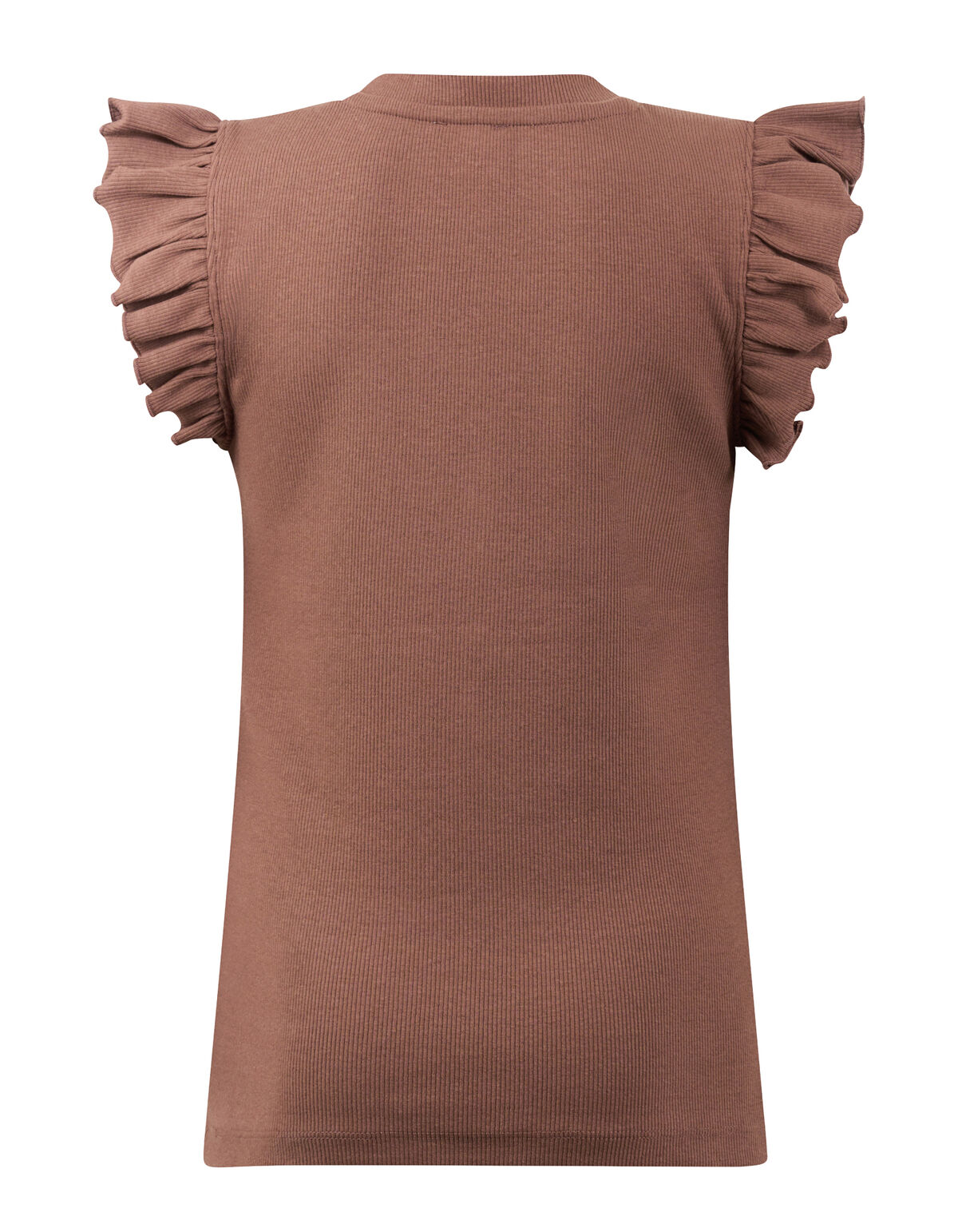 Matcha Ruffle Rib Top Bruin