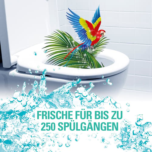 Cillit Bang 6in1 WC Duft & Farbspüler Tropische Lagune