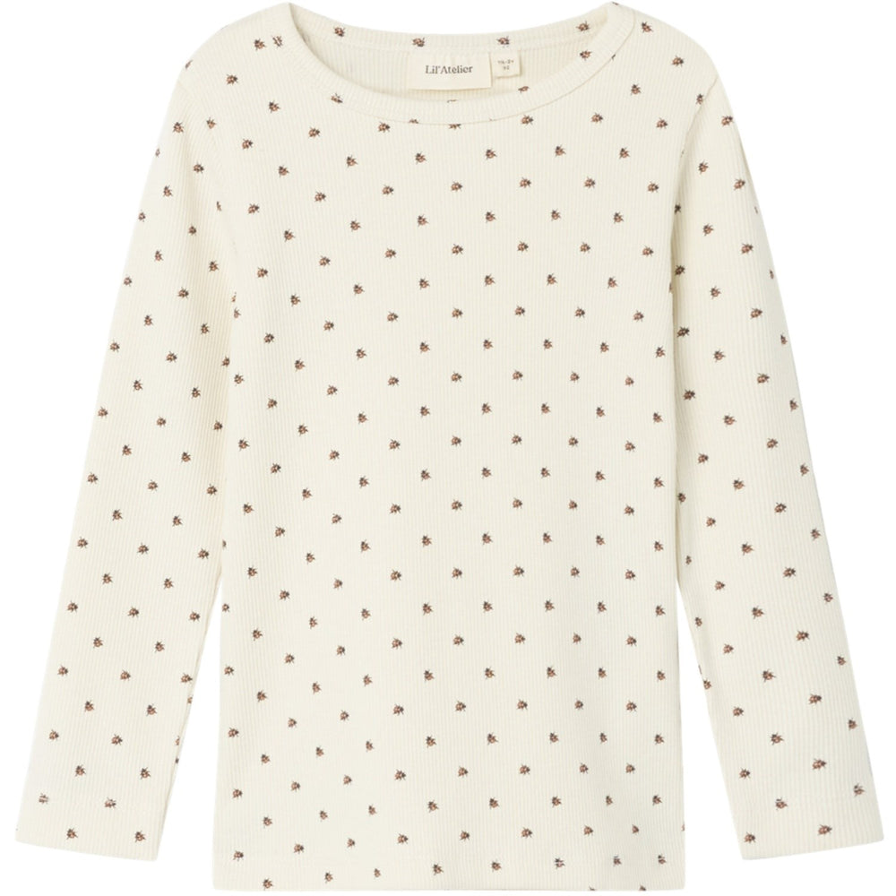Køb Lil'Atelier Turtledove Ladybug Lago Kim Slim Bluse Noos