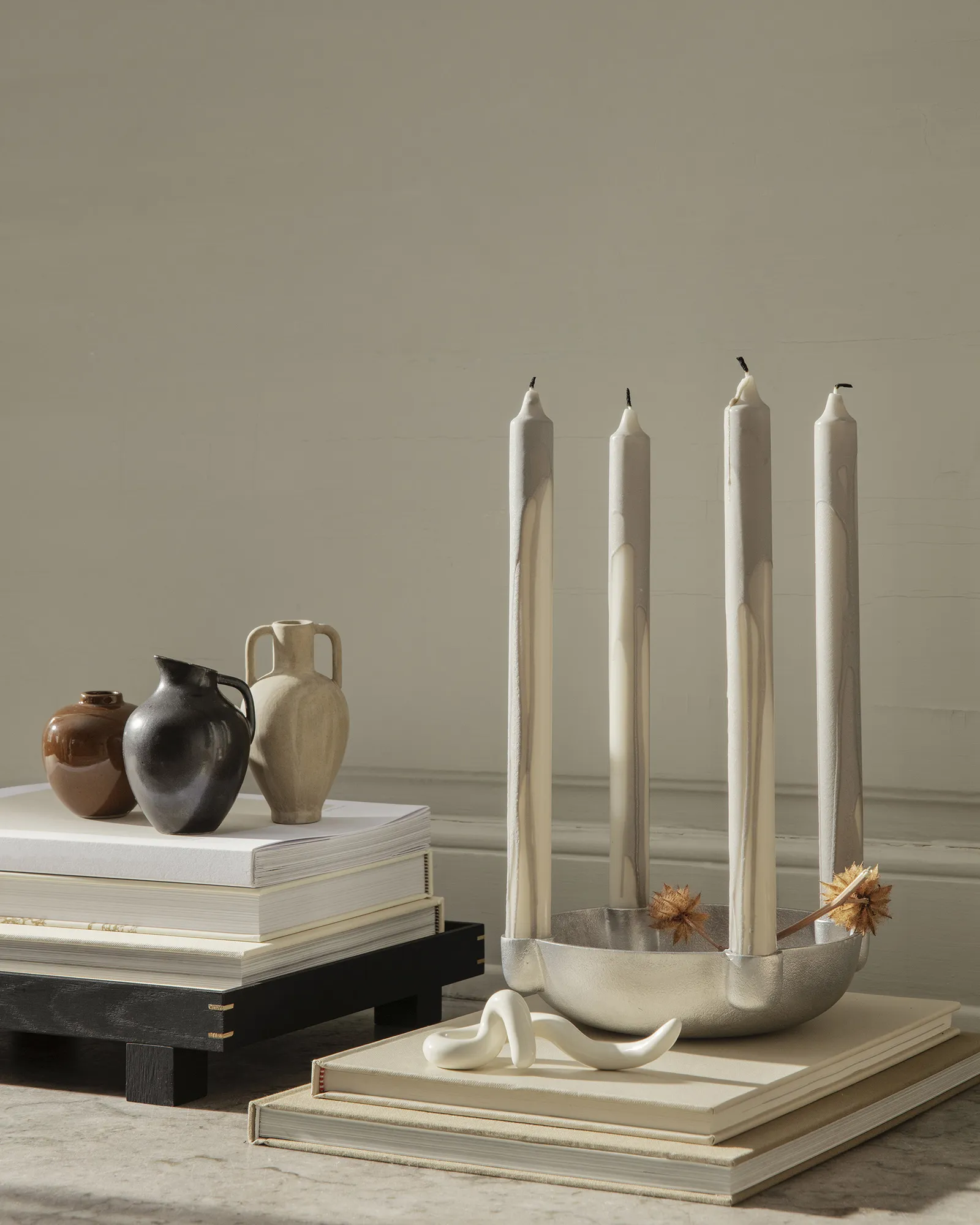 ferm LIVING Dryp Candles - Set of 2