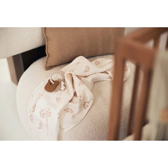 Lange Gaze de Coton Twig   Rose Sauvage        115 x 115 cm   de               Jollein